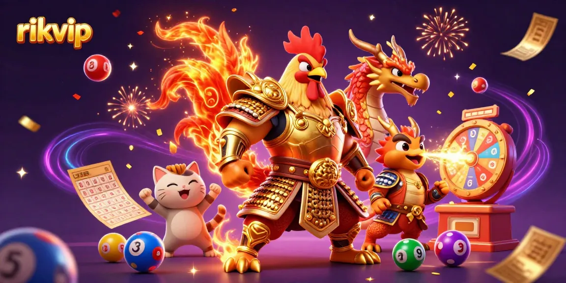 Experience the vibrant atmosphere of rikvip with dynamic gaming elements and lively characters.