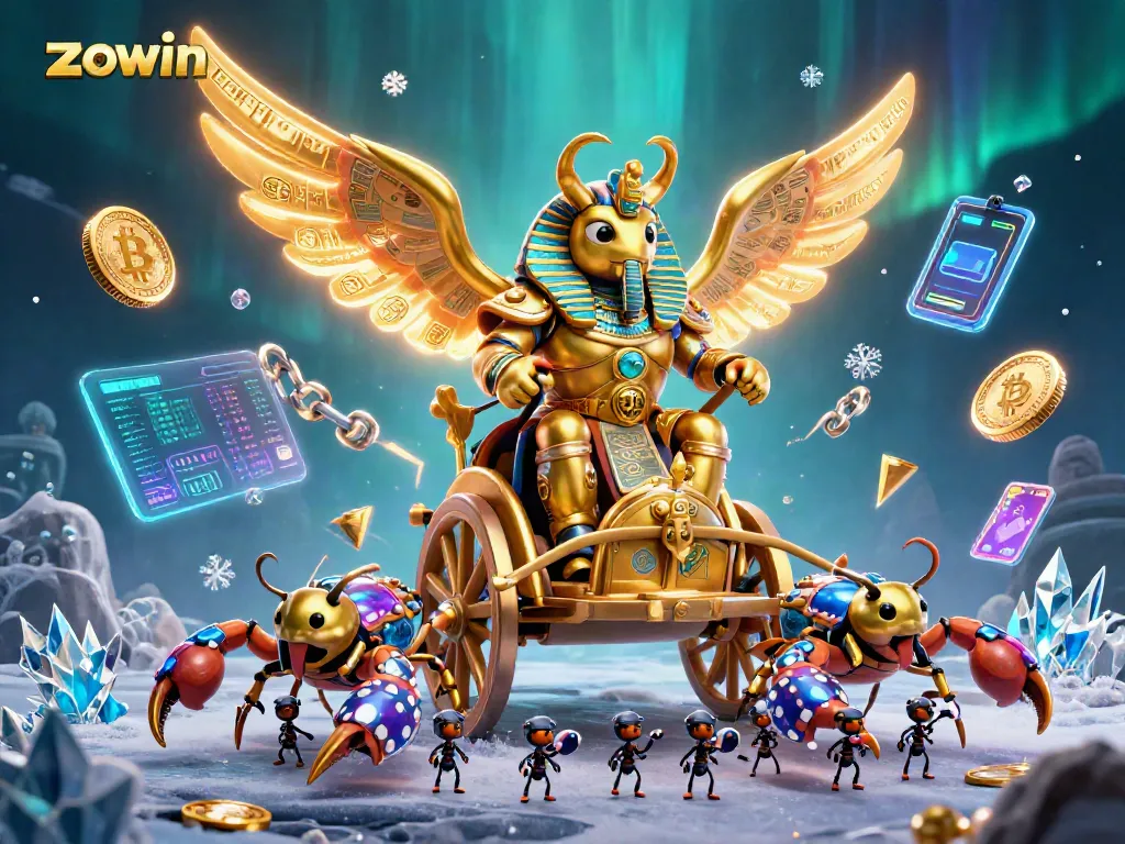 Experience thrilling gameplay at zowin with engaging poker chip battles amidst a mystical scene.