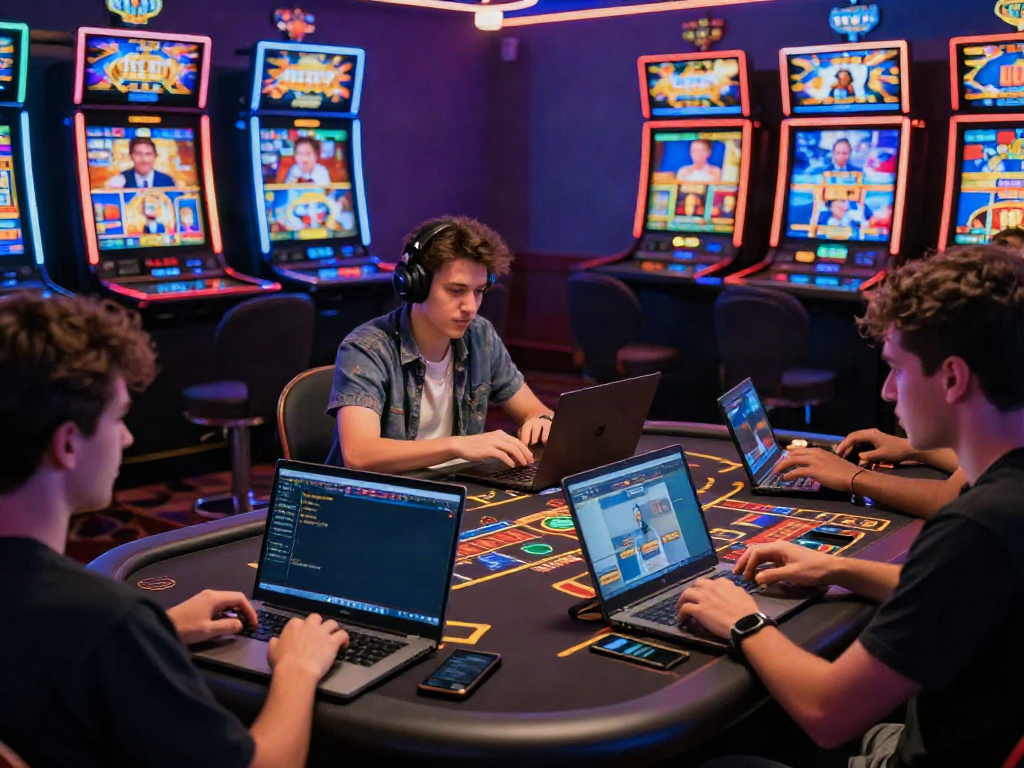 Online gaming excitement at https://red88.limited/ with diverse players enjoying vibrant virtual casino games.