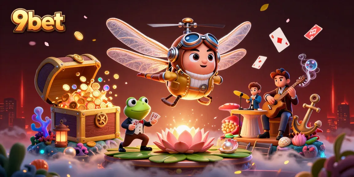 Experience thrilling gameplay at 9bet with vibrant characters and dynamic casino visuals.